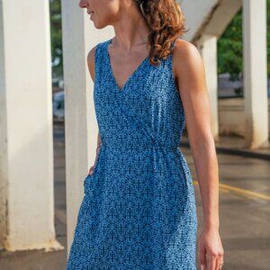 Title Nine Round Trip Dress - Turkish Delight